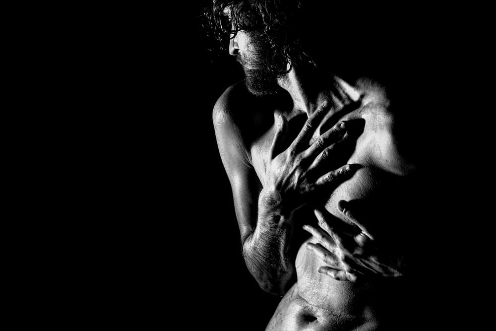 Pensive Male Form by Paulo Medeiros — canvas wall art