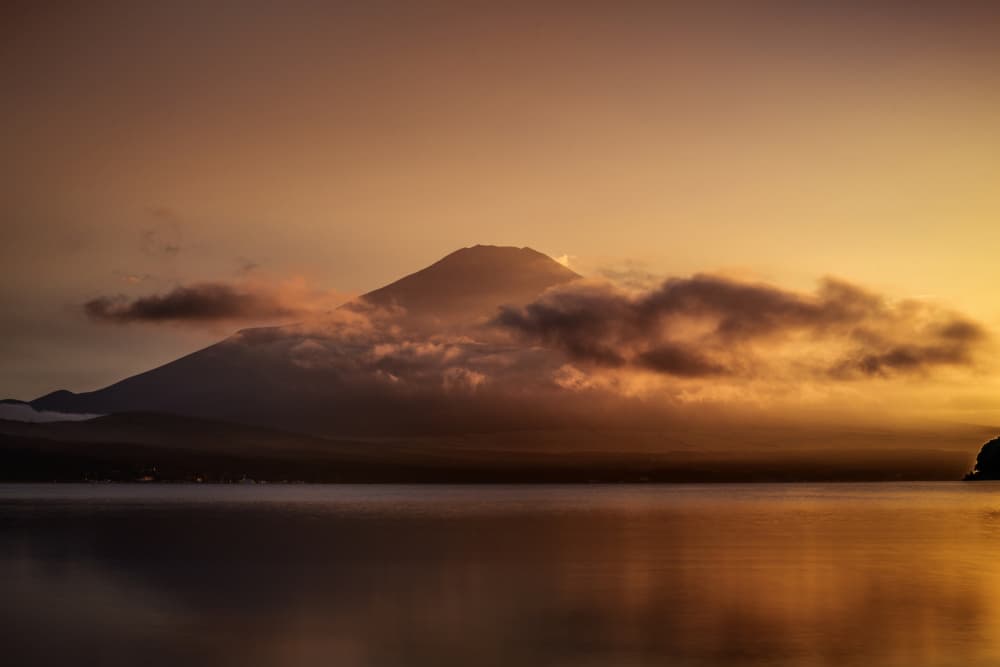 Mount Fuji Golden Dawn by Takashi Suzuki — canvas wall art
