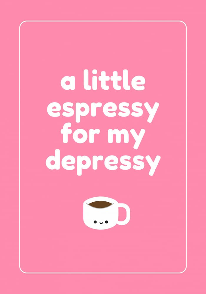 Espresso For Depressy by Athene Fritsch — canvas wall art