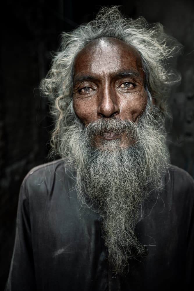 Elderly Man's Wisdom by Trevor Cole — canvas wall art