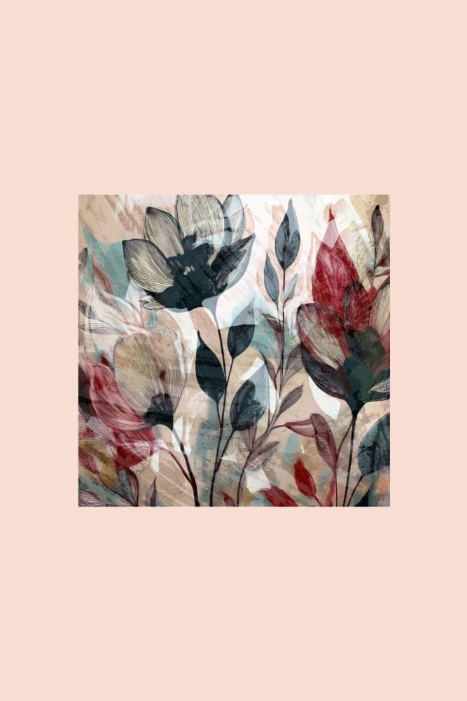 Ethereal Floral Abstract by casa cartissi — canvas wall art