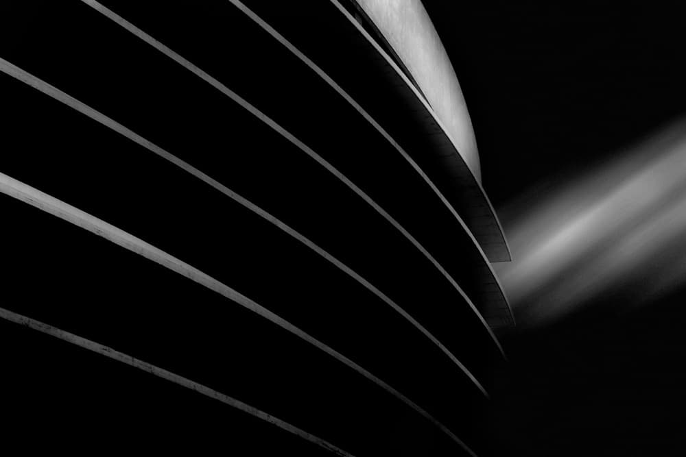 Architectural Curves and Light by Paulo Medeiros — canvas wall art