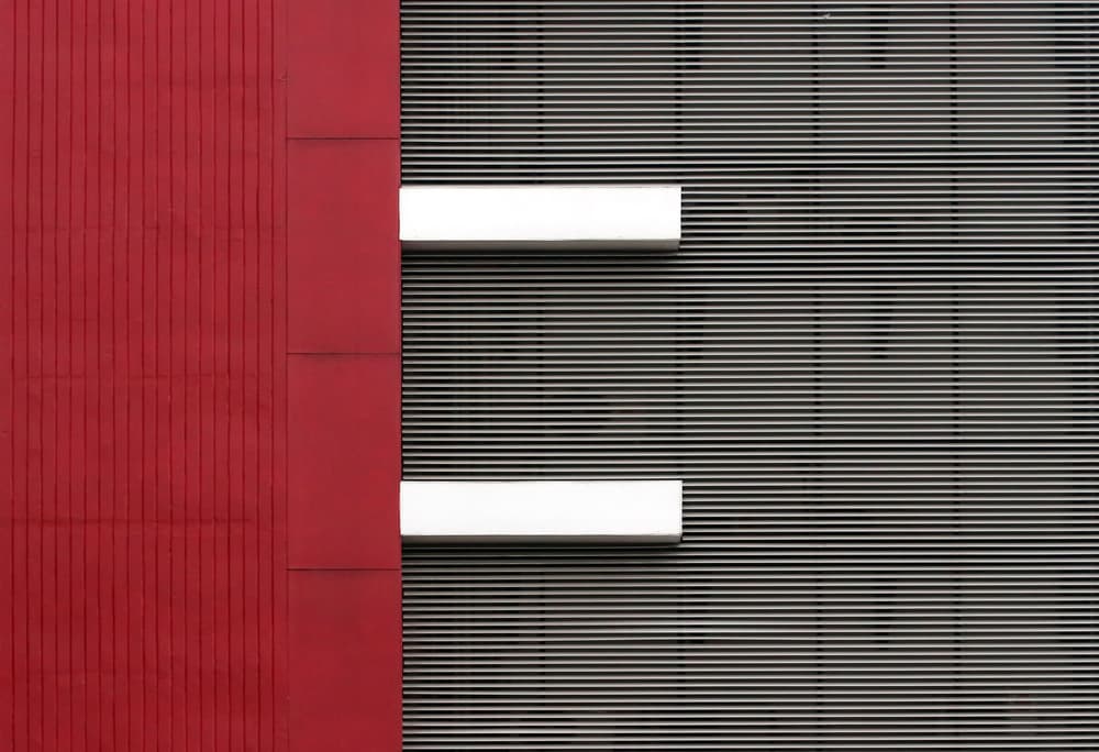 Modern Geometric Facade by Hans-Wolfgang Hawerkamp — canvas wall art