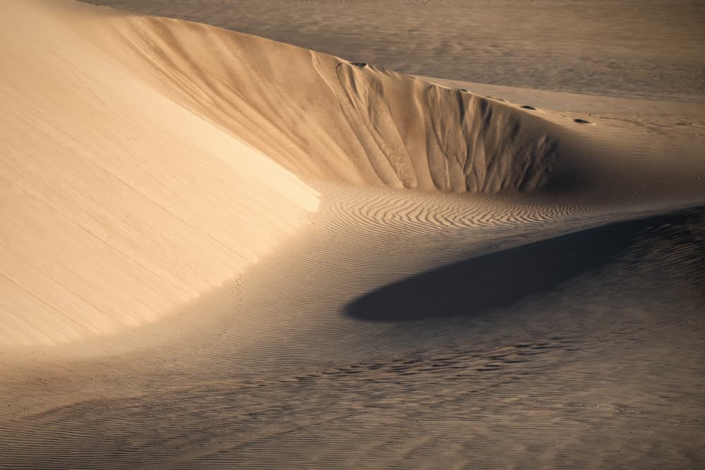 Golden Desert Dunes by Andreea Selagea — canvas wall art