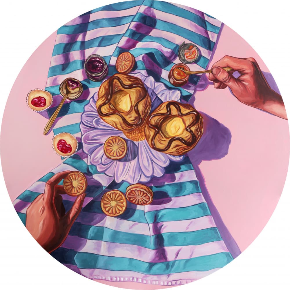 Sharing Sweet Treats by Anna Zdanowicz — canvas wall art