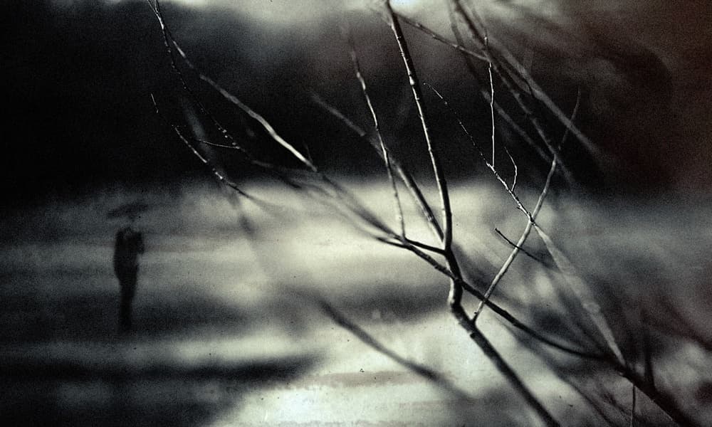 Solitary Rainy Walk by Teruhiko Tsuchida — canvas wall art