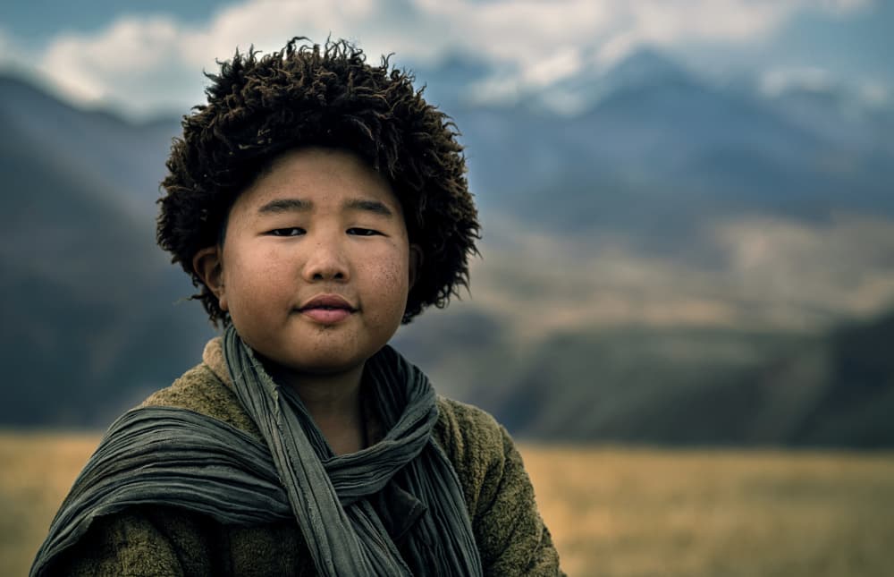 Mountain Boy Portrait by Waldemar Szmidt — canvas wall art