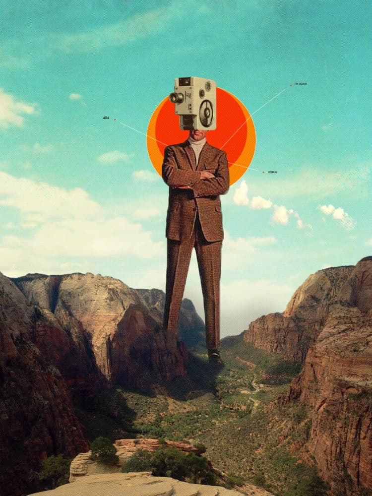Video404 by Frank Moth by Frank Moth — canvas wall art