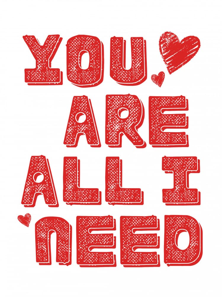 You Are All I Need by Ohkimiko — canvas wall art