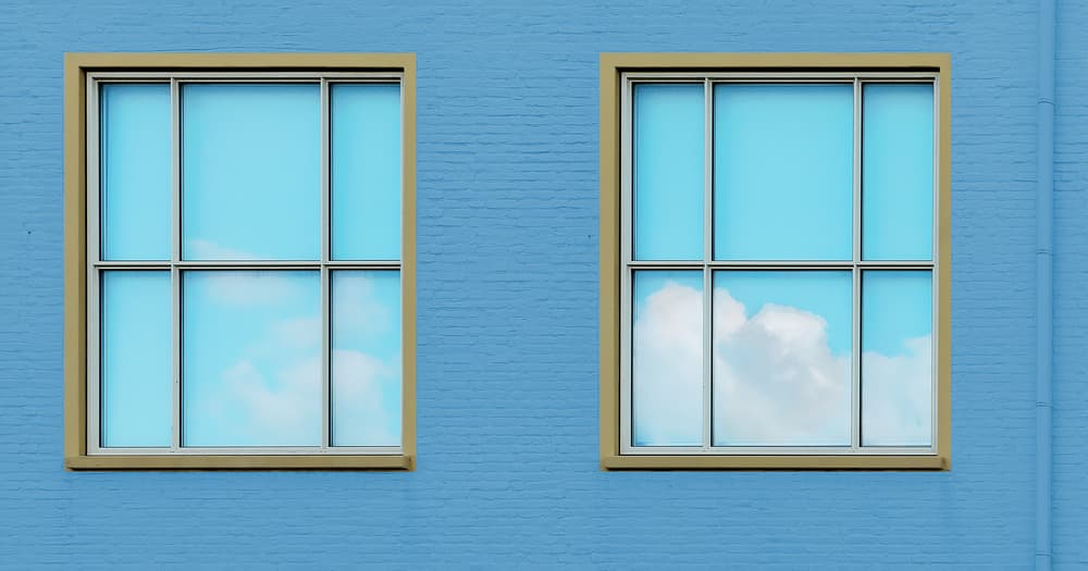 Blue Sky Windows by Marc Huybrighs — canvas wall art