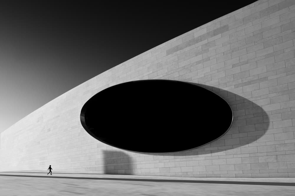 Modern Oval Architecture by Florentinus Joseph — canvas wall art