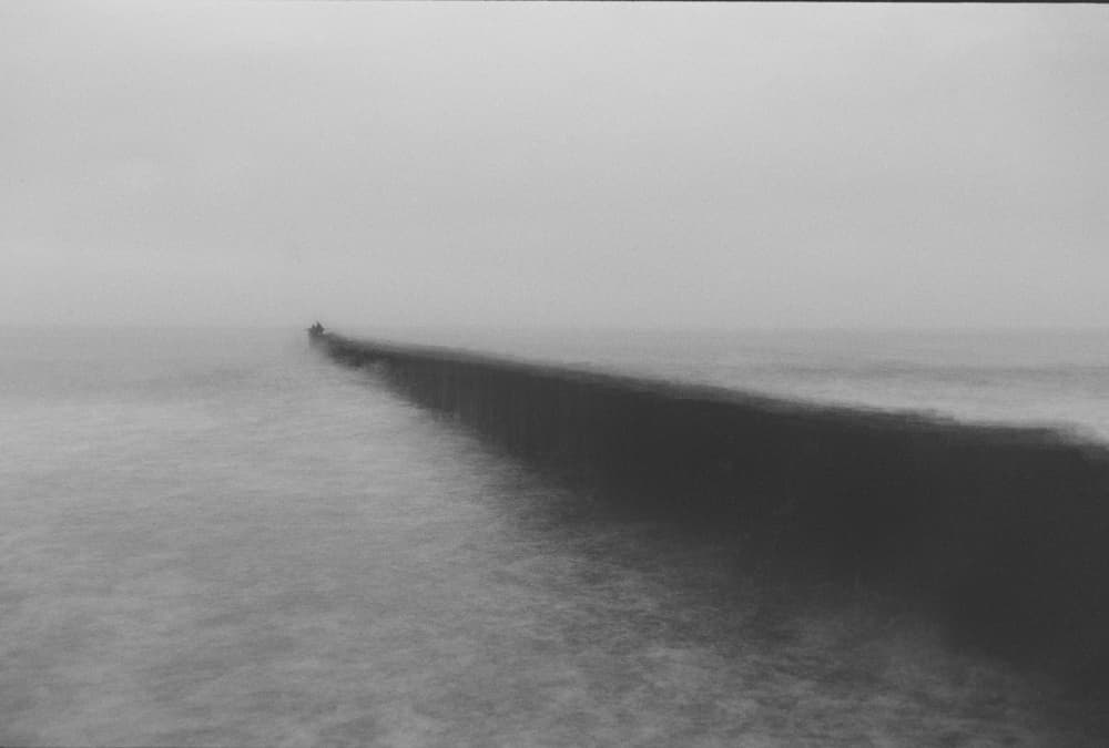 Misty Ocean Pier by Adam Dauria ☂ — canvas wall art