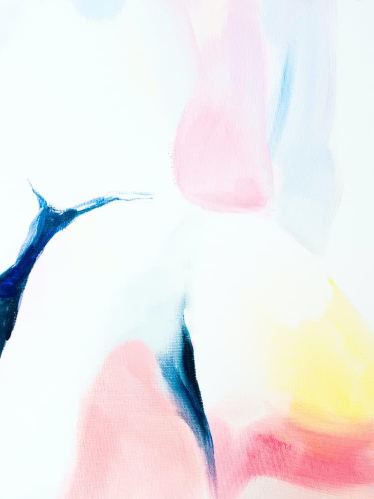Fluid Pastel Abstract by Ejaaz Haniff — canvas wall art