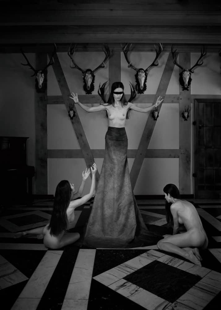 Gothic Antler Worship by Lukas Kaminski — canvas wall art