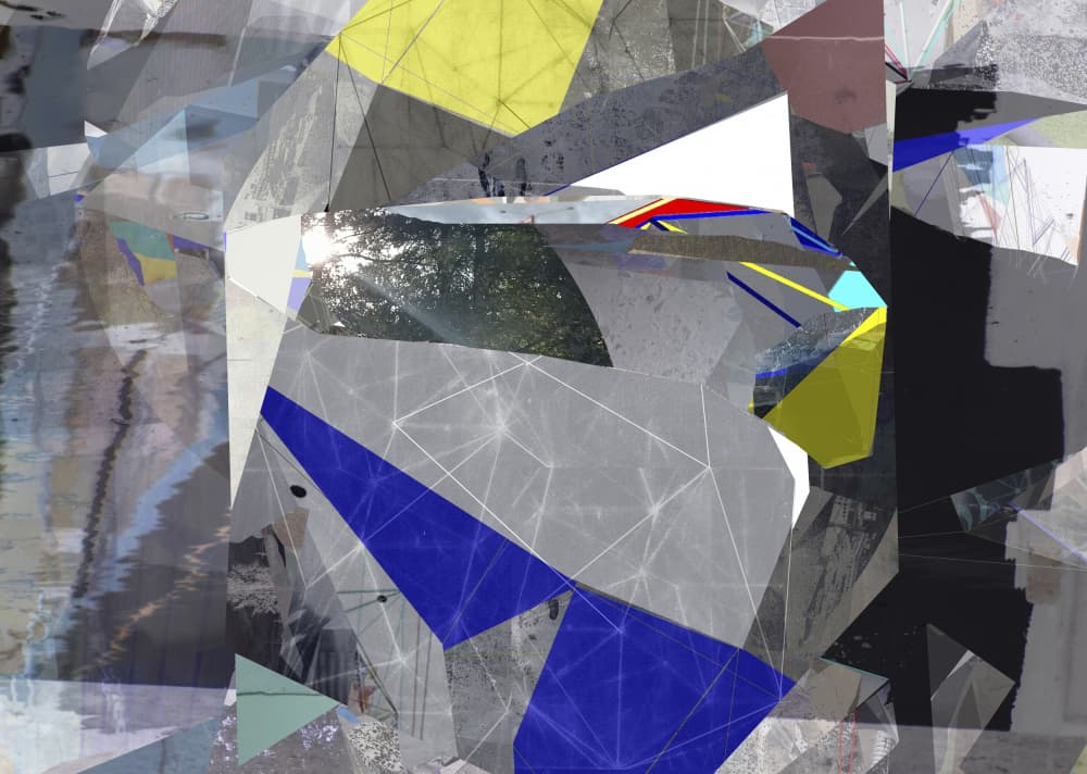 Fragmented Light Geometry by Stefan Fransson — canvas wall art