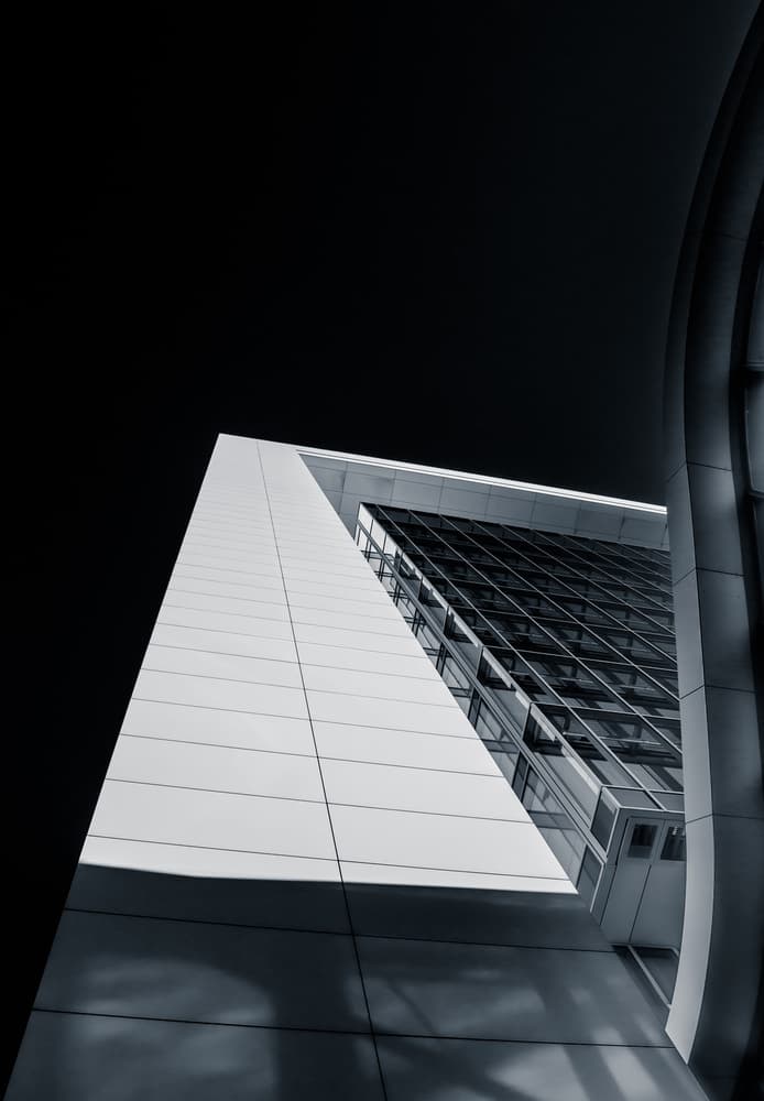 Sleek Urban Geometry by Jörg Vollrath — canvas wall art