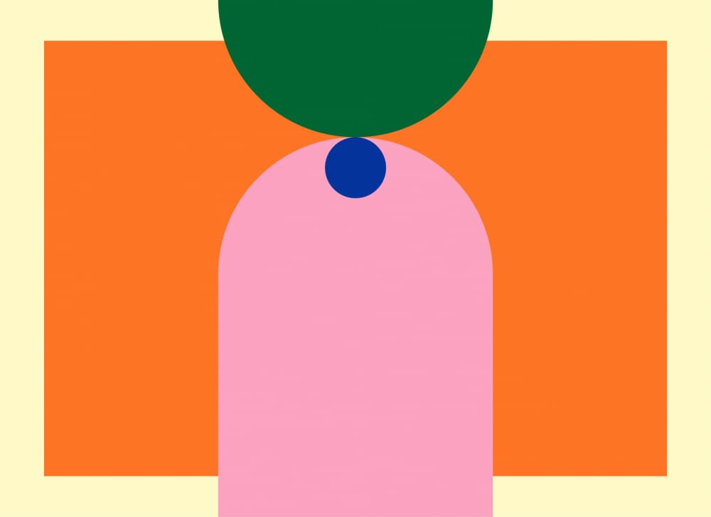 Balanced Geometric Shapes by Nilesh Kulkarni — canvas wall art