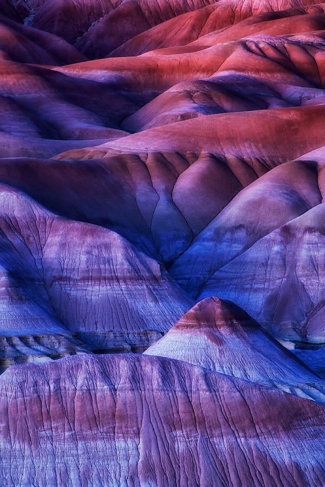 Undulating Color Waves by Mei Xu — canvas wall art