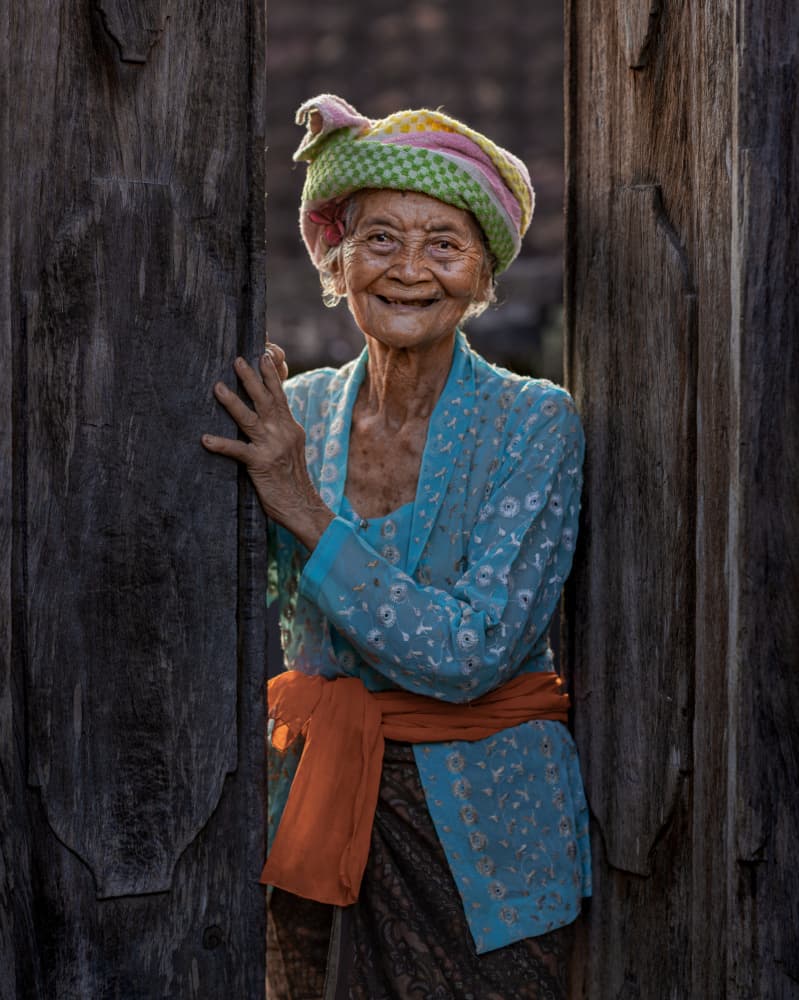 Warm Bali Smile by Fira Mikael — canvas wall art