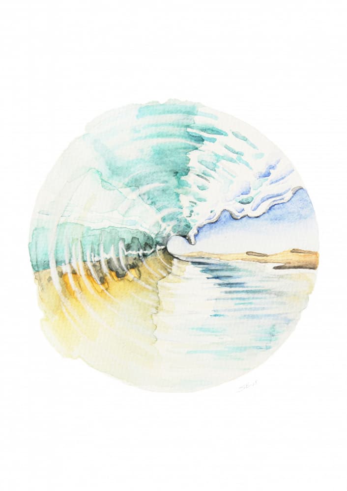 Breaking Ocean Wave by Steve Erwin — canvas wall art
