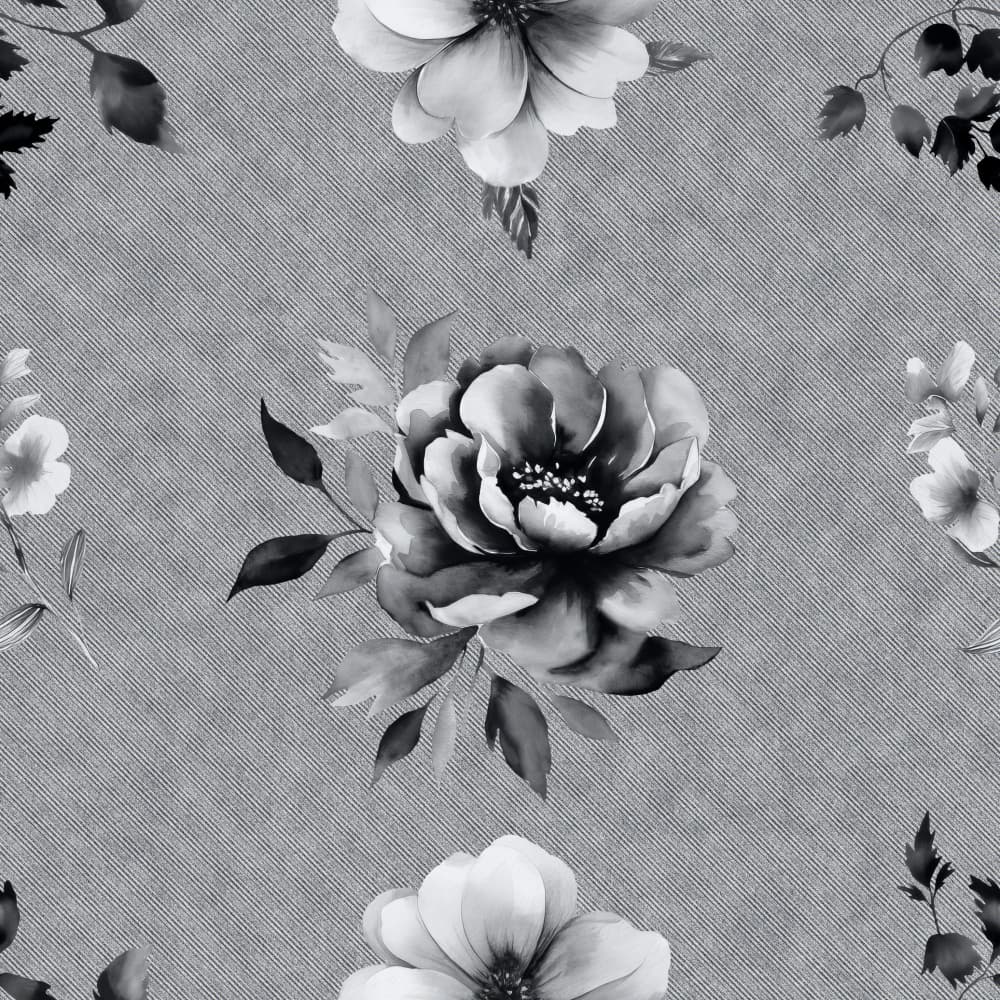 Elegant Grayscale Peonies by Bilge Paksoylu — canvas wall art