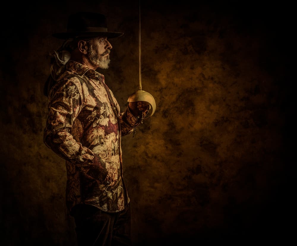 Bearded Swordsman Portrait by gNo — canvas wall art
