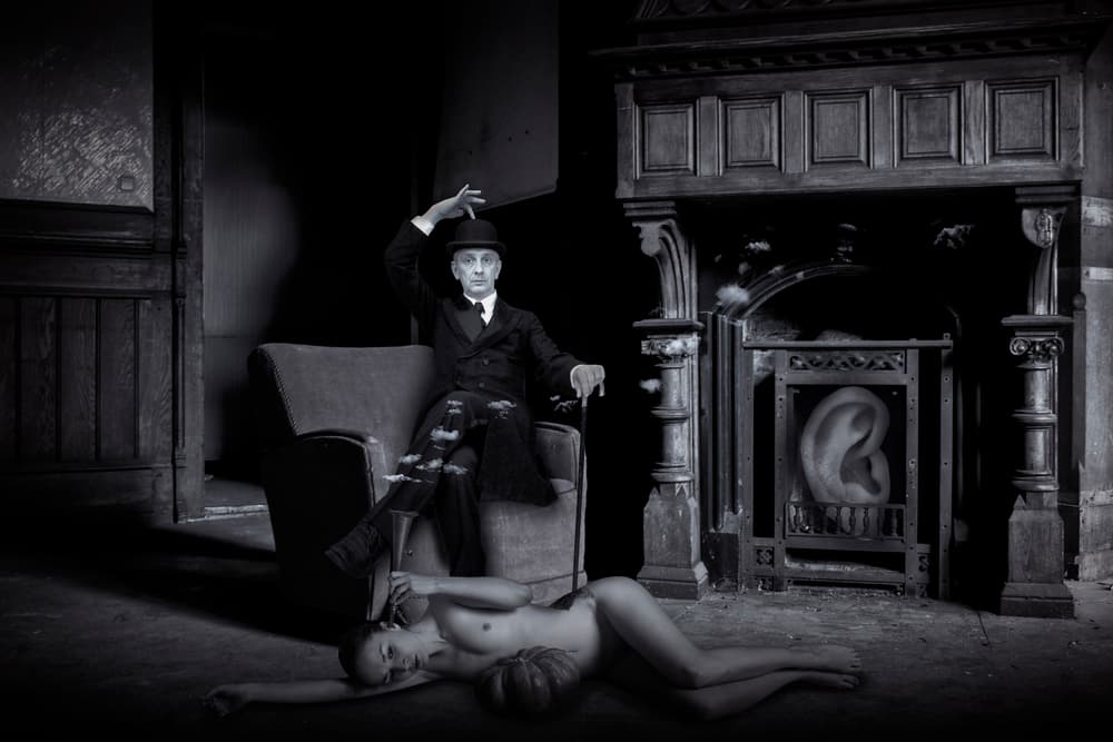 Surreal Vintage Encounter by Christine von Diepenbroek — canvas wall art