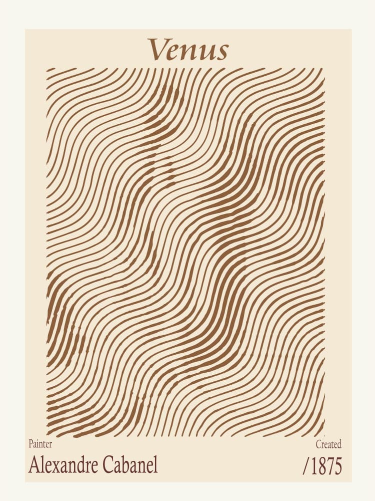Wavy Venus Figure by Doa Project — canvas wall art