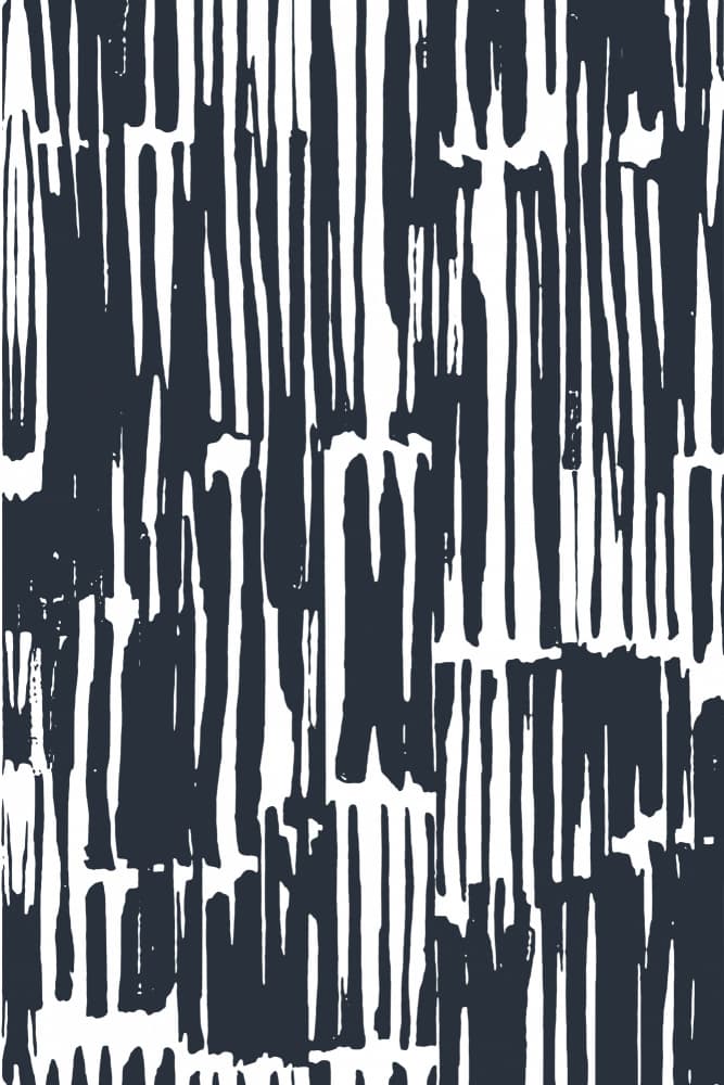 Abstract Ink Lines by Fun Qui — canvas wall art