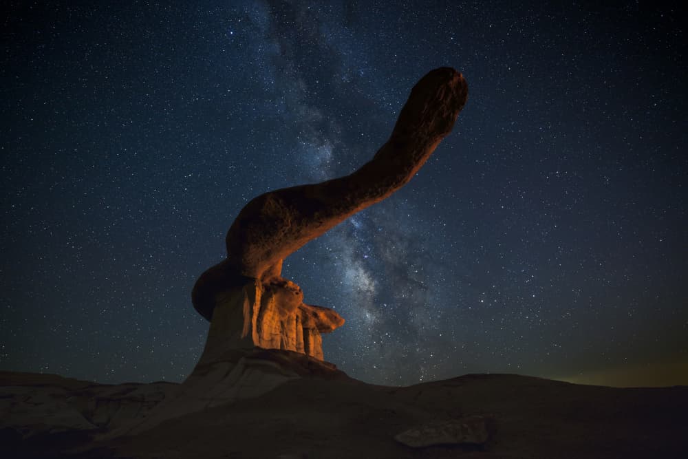 Milky Way Desert Formation by Siyu_Wei APA — canvas wall art