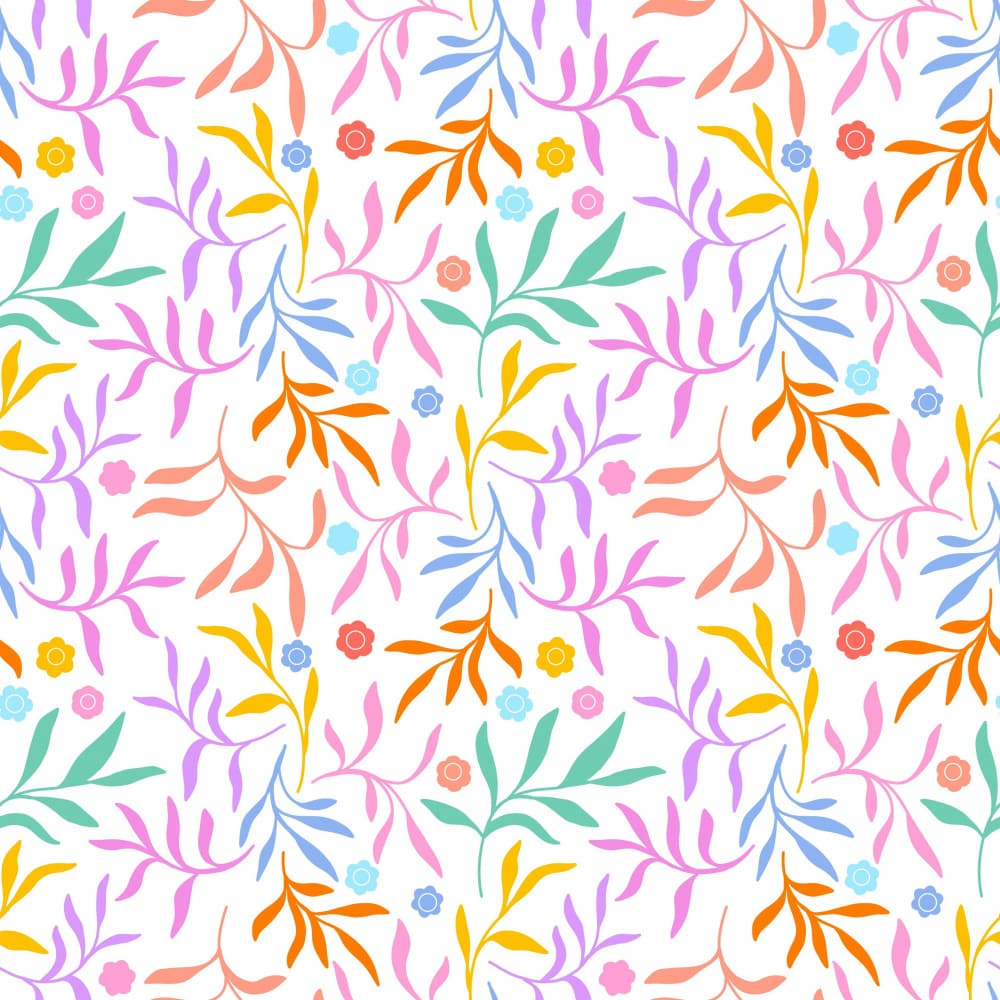 Vibrant Floral Foliage by Josie George — canvas wall art