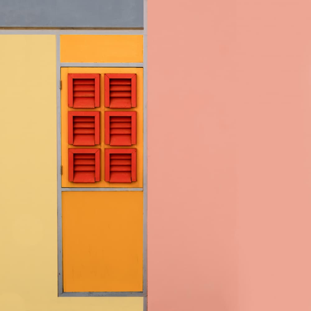 Colorful Building Blocks by Rolf Endermann — canvas wall art