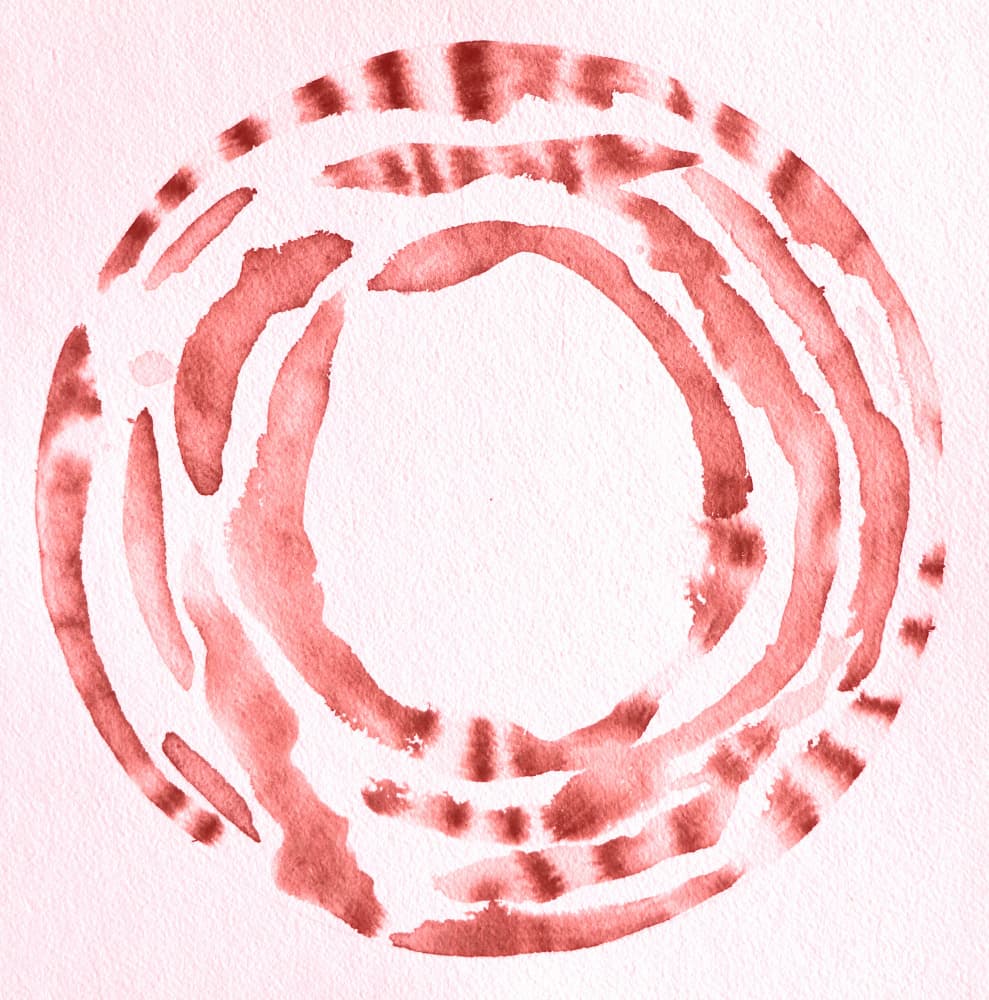 Watercolor Abstract Circle by Santhosh ch — canvas wall art