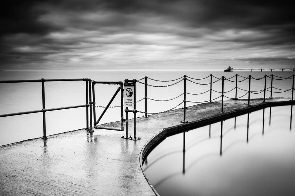 Calm Coastal Pool Reflections by Robert Bolton — canvas wall art