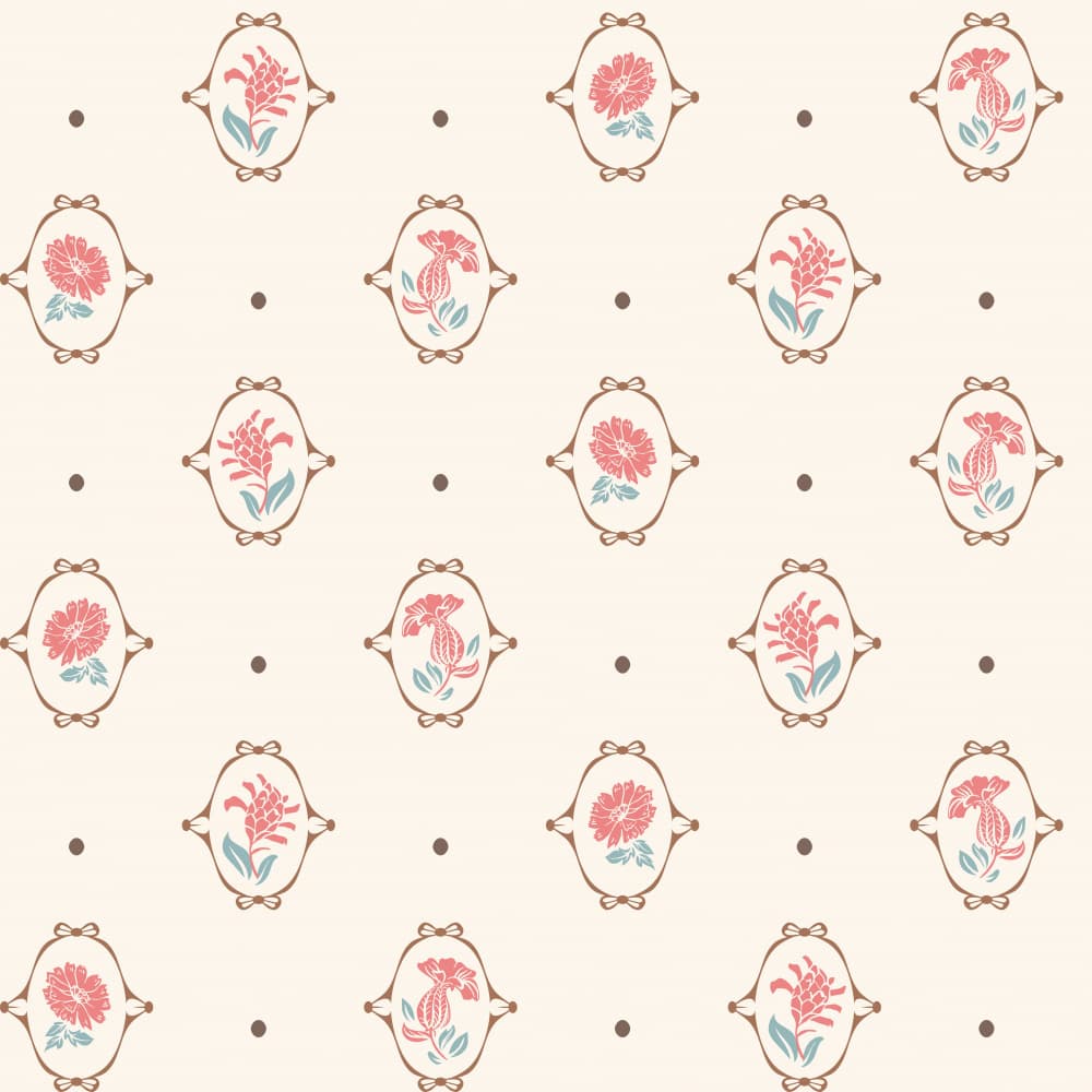 Vintage Floral Frames by Annick — canvas wall art