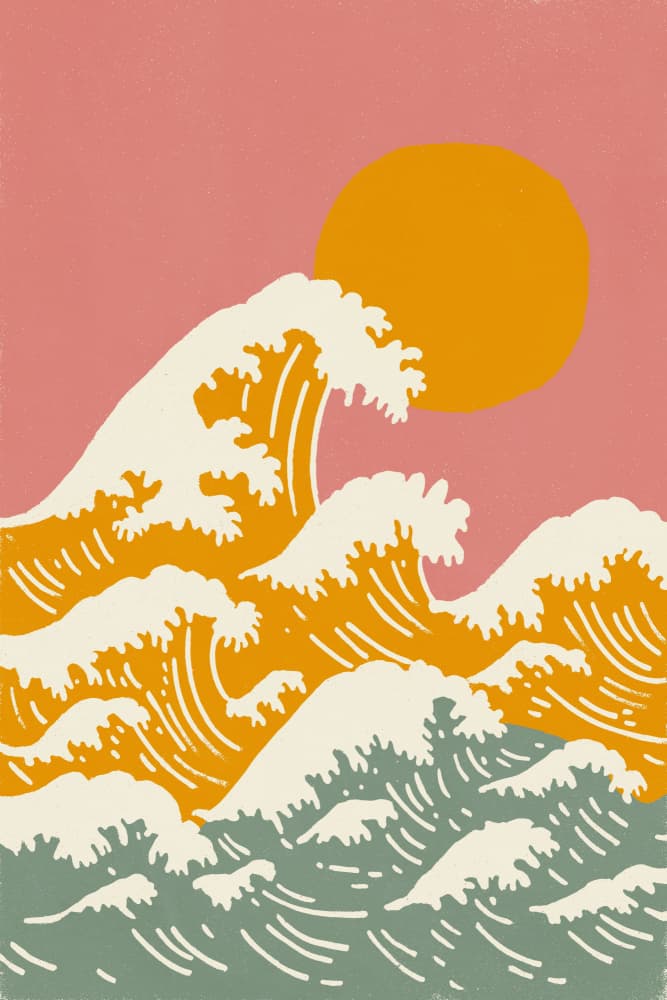 Wildsummersea by Treechild — canvas wall art