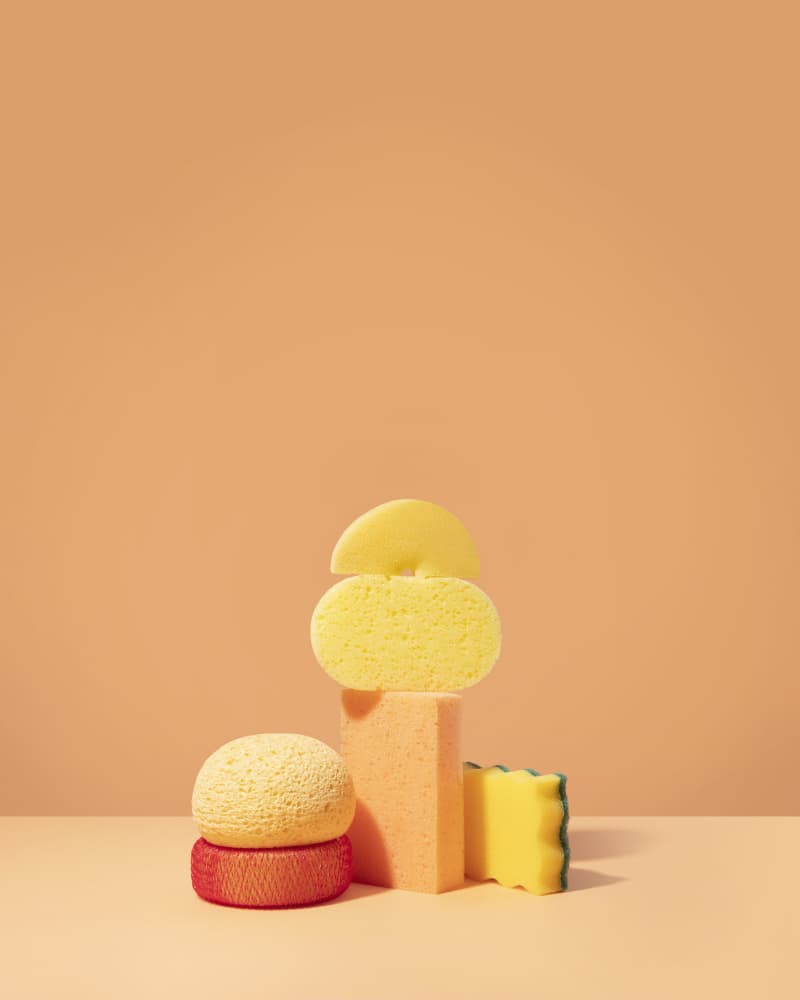 Modern Sponge Still Life by Julia Ramiro — canvas wall art