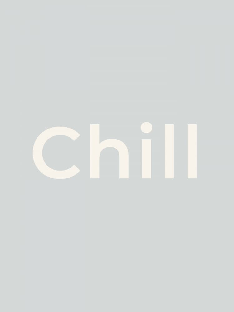Modern Chill Message by Elizabeth C — canvas wall art