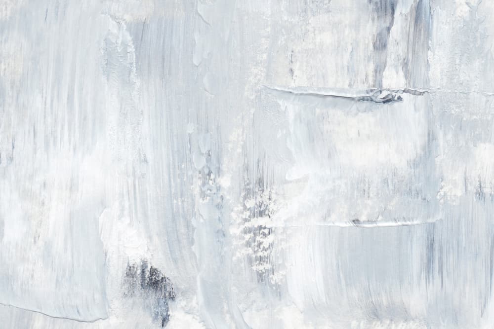 Brushstrokes In Soft Gray And White Tones by uplusmestudio — canvas wall art
