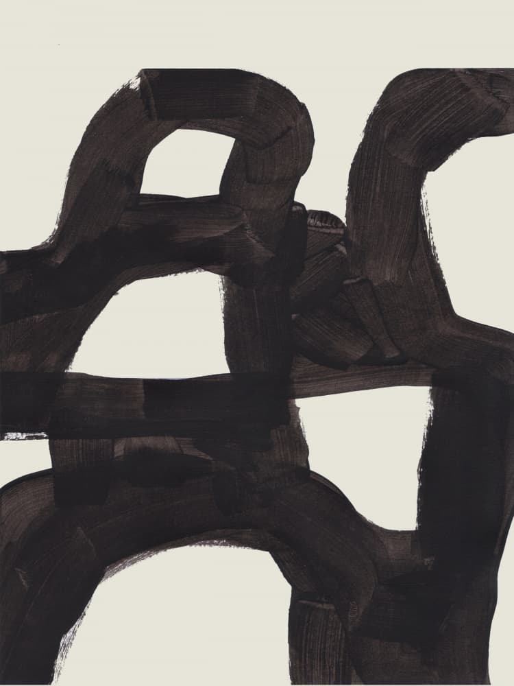 Bold Abstract Strokes by Ejaaz Haniff — canvas wall art