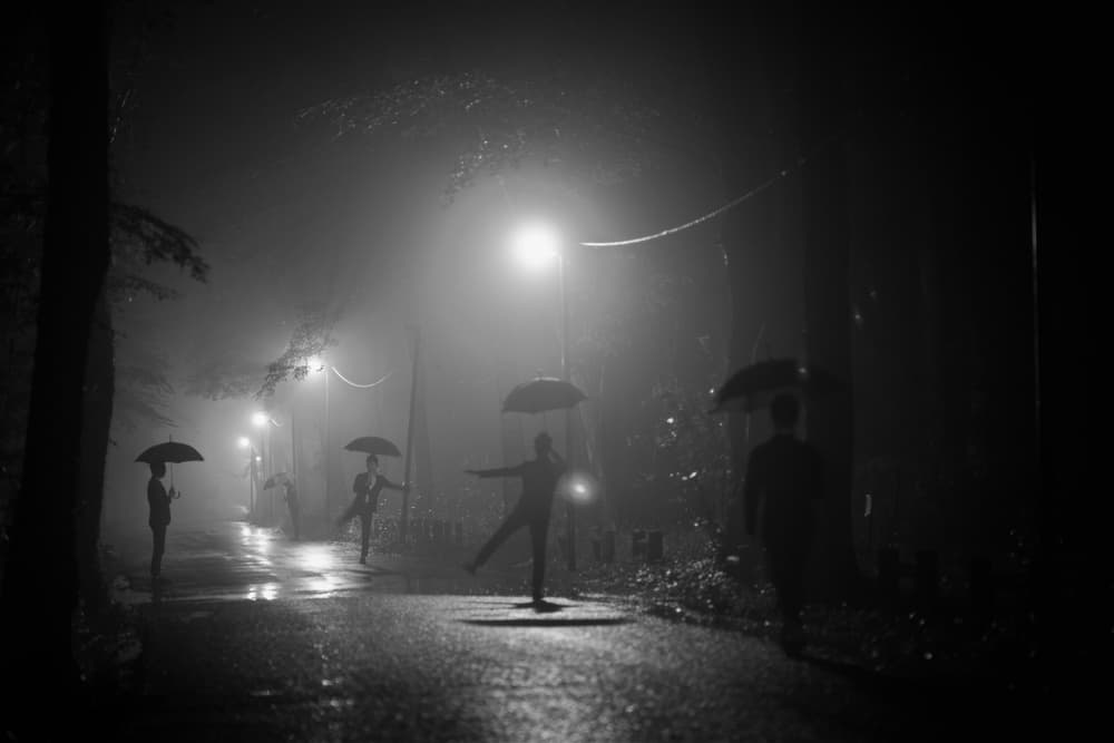 Rainy Night Ballet by Takashi Suzuki — canvas wall art