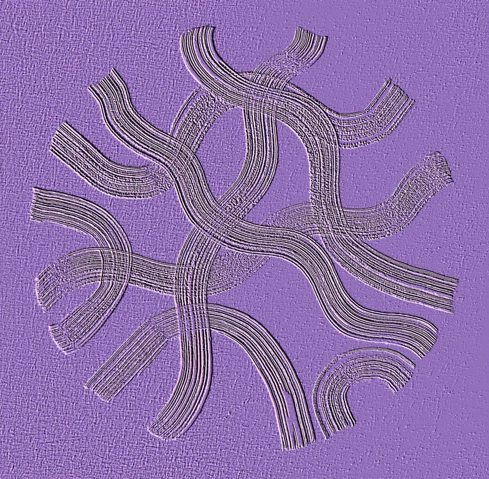 Fluid Lavender Pattern by Santhosh ch — canvas wall art