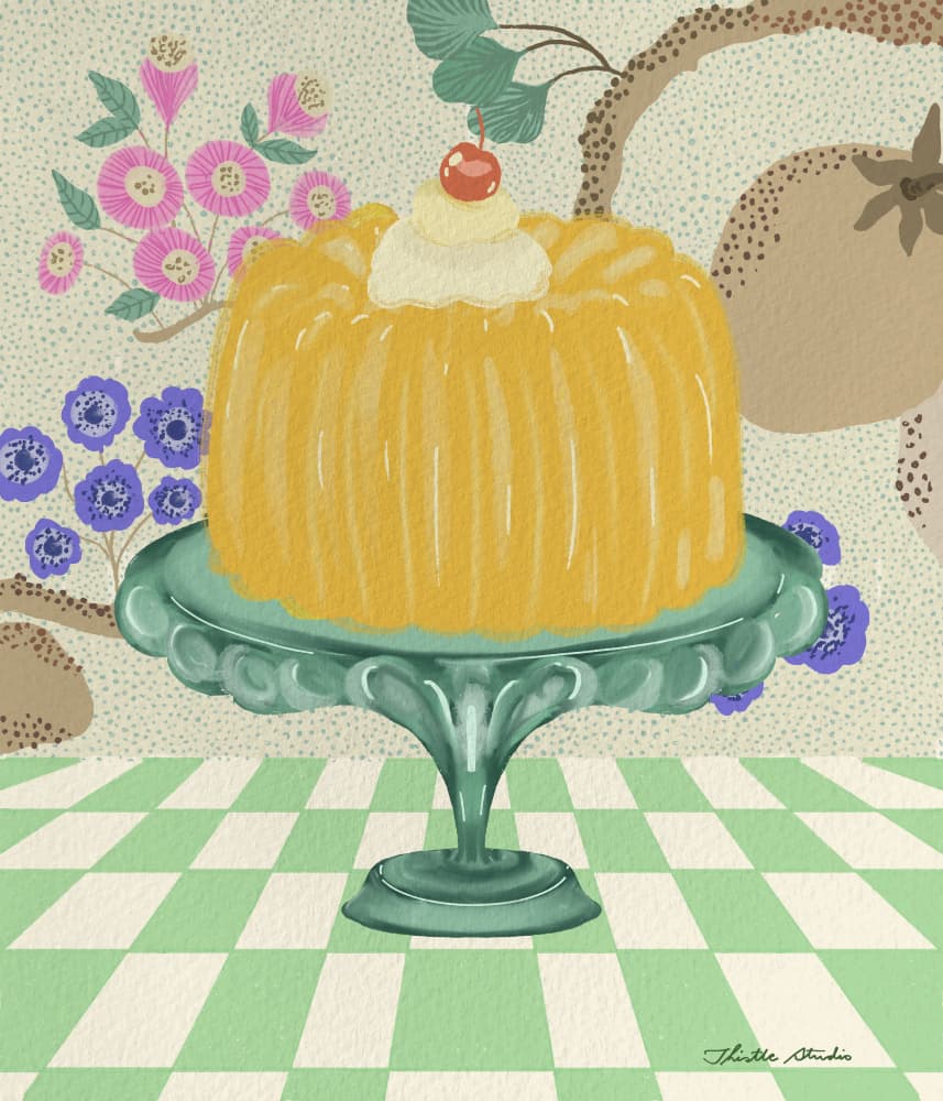 Yellow Gelatin Cake