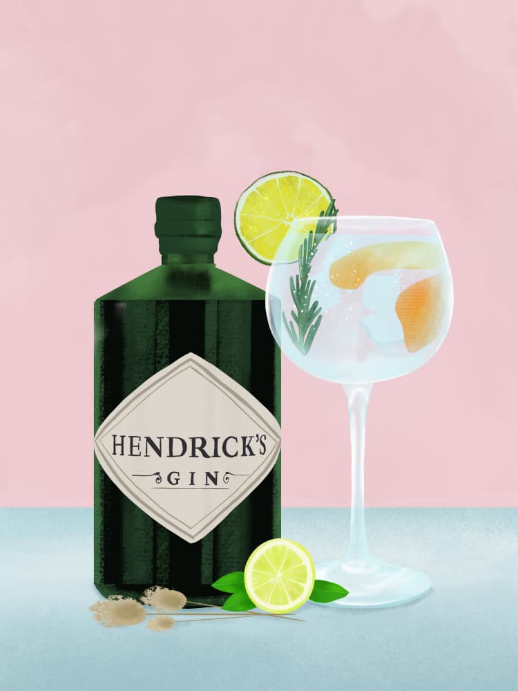 Gin Tonic by Petra Lizde — canvas wall art
