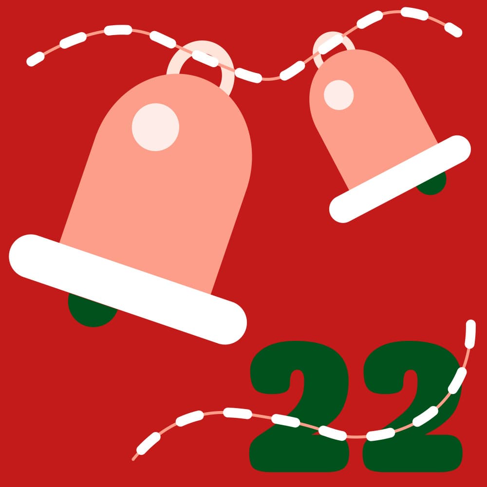 Christmas Bells Twenty Two by Marika Barsrsind β canvas wall art