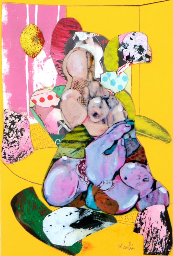 Vibrant Abstract Forms by Pascal Marlin — canvas wall art