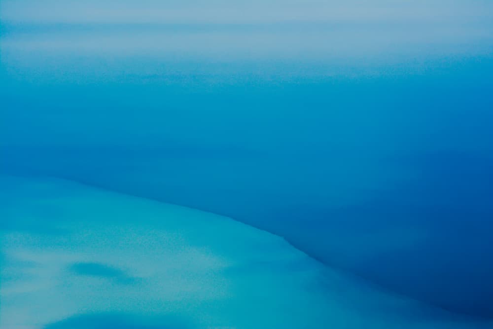 Ocean Gradient Blue by Tal Paz-Fridman — canvas wall art