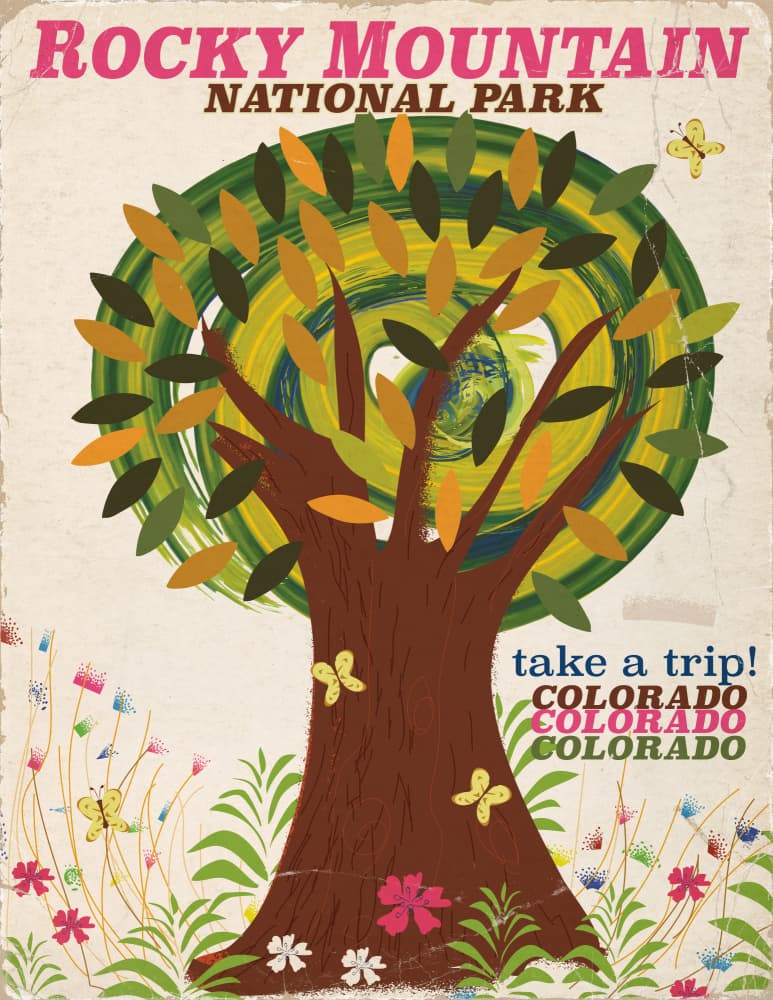 Colorful Rocky Mountain Trip by Nicholas — canvas wall art