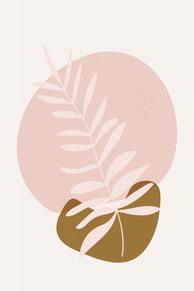 Earthy Pink Botanical by Dina Dankers — canvas wall art