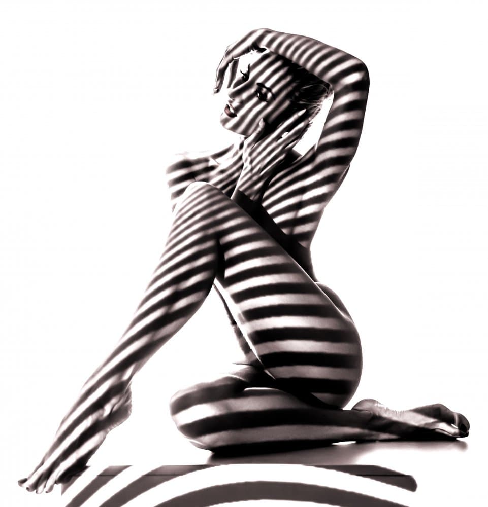 Shadow Play Nude by AURIMAS VALEVICIUS — canvas wall art